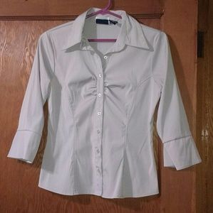 Silver Button Down Shirt